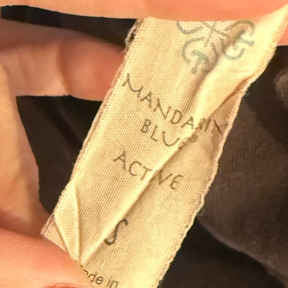 MANDARIN BLUE Women’s Brown Flare Leg Active Pants Size S - Picture 3 of 4